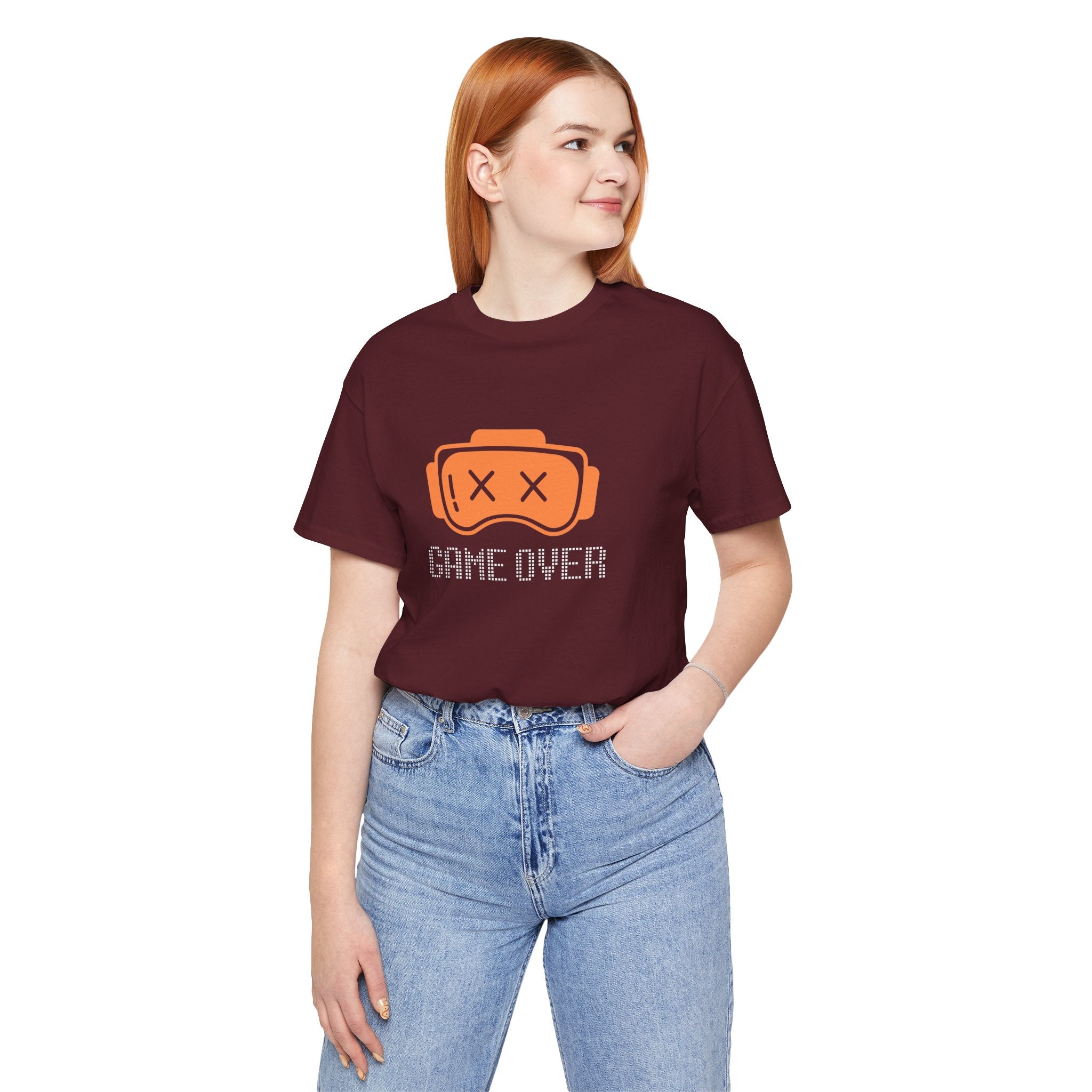 Game Over Tee - Retro VR Controller Graphic T-Shirt