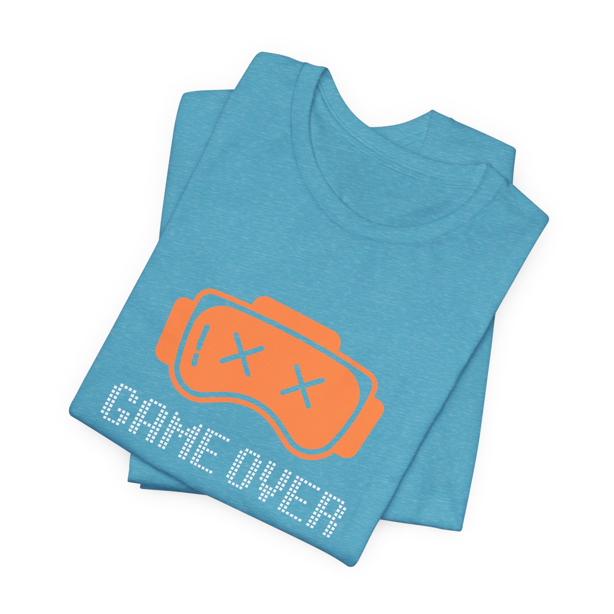 Game Over Tee - Retro VR Controller Graphic T-Shirt