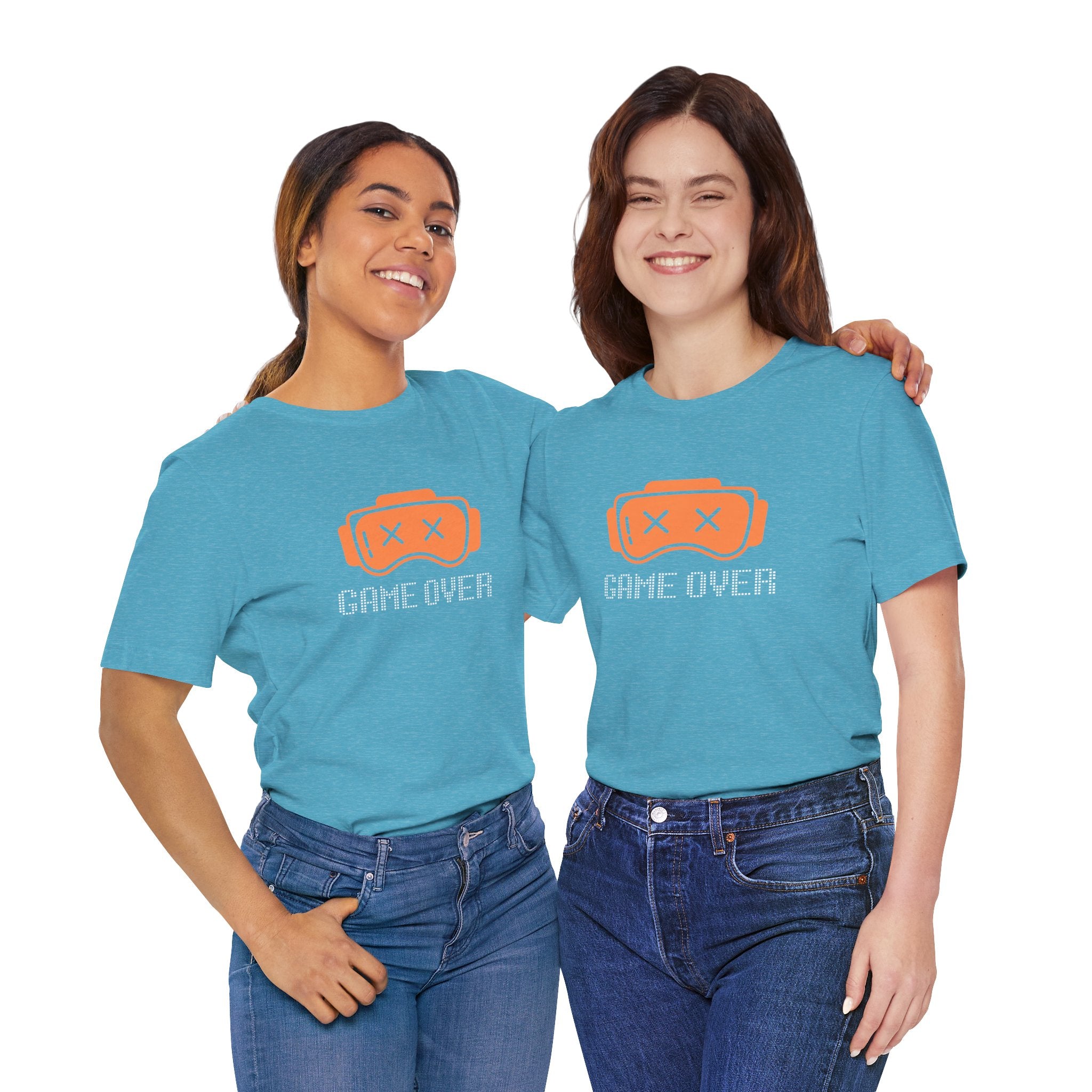 Game Over Tee - Retro VR Controller Graphic T-Shirt