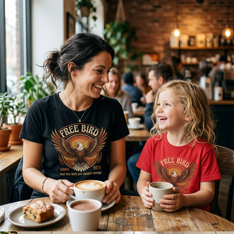 Free Bird Eagle Graphic Tee — Vintage American Eagle T-Shirt